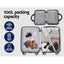 Wanderlite 2Set 20 Inch Luggage Case with 12 Inch Handheld Luggage Box Hard Shell Travel Suitcase TSA Lock Dark Grey