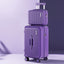Wanderlite 2pcs Trunk Luggage Suitcase Travel Carry On TSA Lock 12" 20" Purple