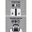 Wanderlite 3Set 20-24-28 Inch Luggage with TSA Lock Spinner Travel Suitcase Carry On Hard Shell Luggage Case White