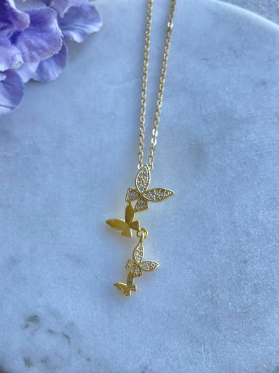 We hang together butterfly necklace – Tarnish Proof Jewellery