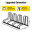 Weisshorn 4 Bike Floor Stand Rack Fits 20"-29" MTB Tires for Garage Storage