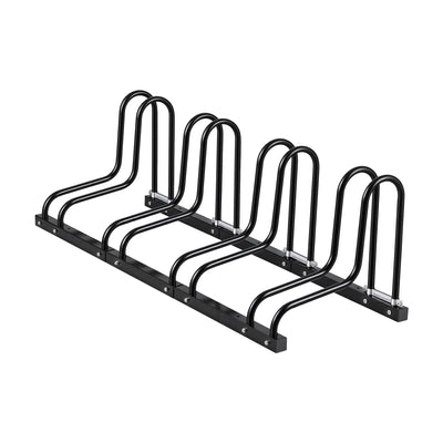 Weisshorn 4 Bike Floor Stand Rack Fits 20"-29" MTB Tires for Garage Storage