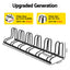 Weisshorn 6 Bike Floor Stand Rack Fits 20"-29" MTB Tires for Garage Storage
