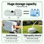 Weisshorn Camping Basin Portable Hand Wash Sink Stand 43L Capacity