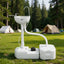 Weisshorn Camping Basin Portable Hand Wash Sink Stand 43L Capacity