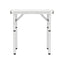 Weisshorn Folding Camping Table 60CM Adjustable Portable Outdoor Picnic Desk