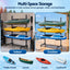 Weisshorn Kayak Storage Rack 3-Tier Canoe SUP Paddleboard Garage 80kg Casters