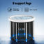 Weisshorn Portable Ice Bath Tub 70X80CM Inflatable Folding Bathtub Spa Massage