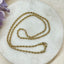 When plain is best gold necklace – Tarnish Proof Jewellery