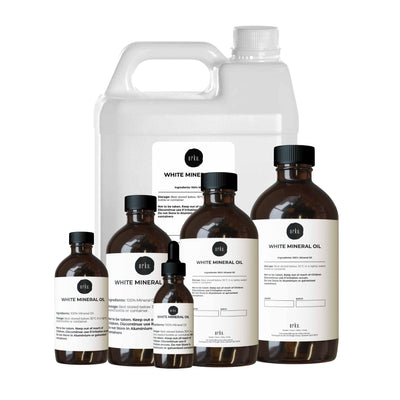 White Mineral Oil - Liquid Paraffin Carrier for Essential Oils Skin Hair