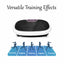 White Mini Vibration Platform - Magnet Therapy Vibrating Machine Exercise Plate