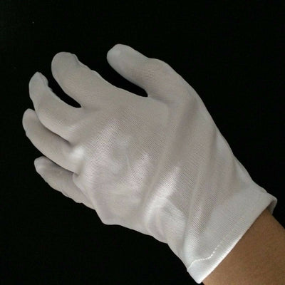 White Work Jewellery Handling Costume Cotton Soft Gloves Boxing 10 Pairs 20 Pcs