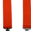 Wide Heavy Duty Adjustable 100cm Fluro Orange Adult Mens Suspenders