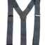 Wide Heavy Duty Adjustable 100cm Grey Adult Mens Suspenders