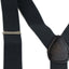 Wide Heavy Duty Adjustable 100cm Gunmetal Adult Mens Suspenders