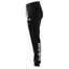 Womens Adidas Essentials French Terry Logo Pants Black/White Trackies