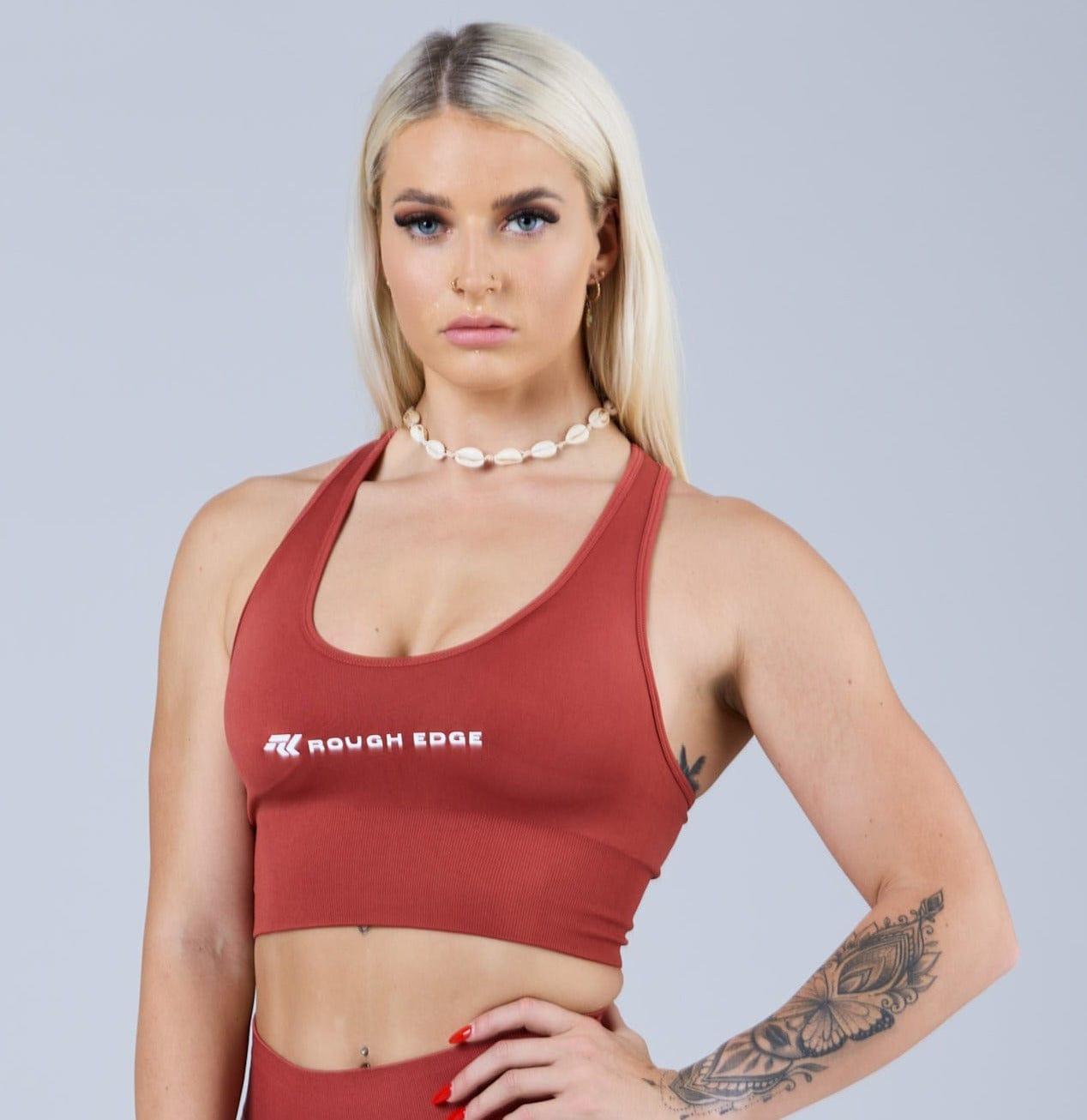 Womens BT© CROP TOP Copper Red