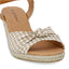 Womens Bellissimo Lou Tan Multi Wedge Sandals