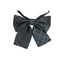 Womens Black & Greys Tarten Patterned Shirt Collar Bow Tie