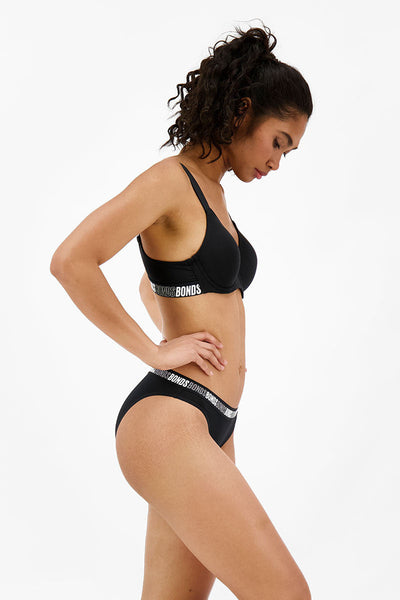 Womens Bonds X-Temp Air Bikini Underwear Black