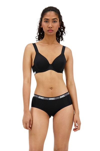 Womens Bonds X-Temp Air Boyleg Underwear Black