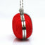 Womens Cute Oval Shape Satin Diamante Clutch Hand Bag Wedding Bridal Red