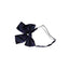 Womens Dark Purple & Black Tarten Patterned Shirt Collar Bow Tie