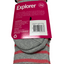Womens Explorer Lightweight Cotton Crew Ladies Socks Grey/Pink Stripes