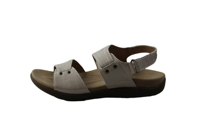 Womens Grosby Footglove Arianna White Ladies Sandals Shoes
