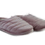 Womens Grosby Hoodies Slip On Pink Dark Grey Puffer Slippers