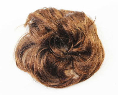 Womens Hair Wig Ponytail Curly Scrunchie Blonde
