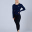 Womens HeatX© Long Sleeve Dark Blue