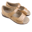 Womens Homyped Dancer Taupe Sandals Slip On Wide Shoes Flats
