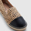 Womens Hush Puppies Banu Leopard Flats Casual Leather Shoes