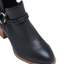 Womens Hush Puppies Calder Shoes Black Dress Formal Comfort Heel Boot