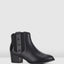 Womens Hush Puppies Calypso Shoes Black Dress Formal Comfort Boots