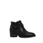 Womens Hush Puppies Chiara Black Leather Heel Boots