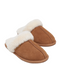 Womens Hush Puppies Cushy Slippers Warm Winter Slip On Shoes Chestnut Suede