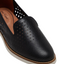Womens Hush Puppies Demi 2 Black Flats Casual Leather Shoes
