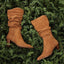 Womens Hush Puppies Hunch Chestnut Suede Heel Long Boots