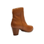 Womens Hush Puppies Infuse Tan Leather Heel Boots