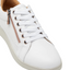 Womens Hush Puppies Mimosa Perf Ladies Sneakers Zip White Casual Lace Up Shoes