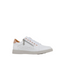 Womens Hush Puppies Mimosa Perf Sneakers Zip White/Blush Casual Lace Up Shoes