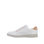 Womens Hush Puppies Mimosa Perf Sneakers Zip White/Blush Casual Lace Up Shoes