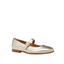 Womens Hush Puppies Mimosa Zelda Champagne Classic Flat Leather Shoes