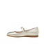 Womens Hush Puppies Mimosa Zelda Champagne Classic Flat Leather Shoes