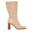 Womens Hush Puppies Patron Nude Leather Heel Long Boots