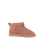 Womens Hush Puppies Snug Slippers Warm Slip On Winter Blush Suede Shoes