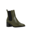 Womens Hush Puppies Sublime Dark Olive Heel Boots