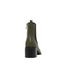 Womens Hush Puppies Sublime Dark Olive Heel Boots
